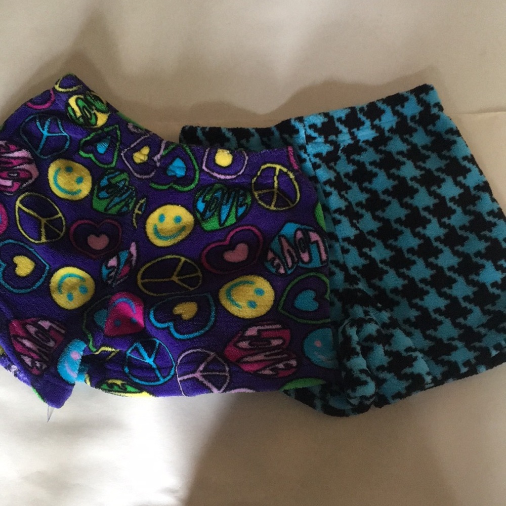 Two pack girls pajama shorts